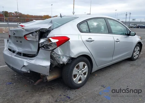 2016 Kia Forte Lx из США, поврежденный, VIN KNAFX4A65G5497539